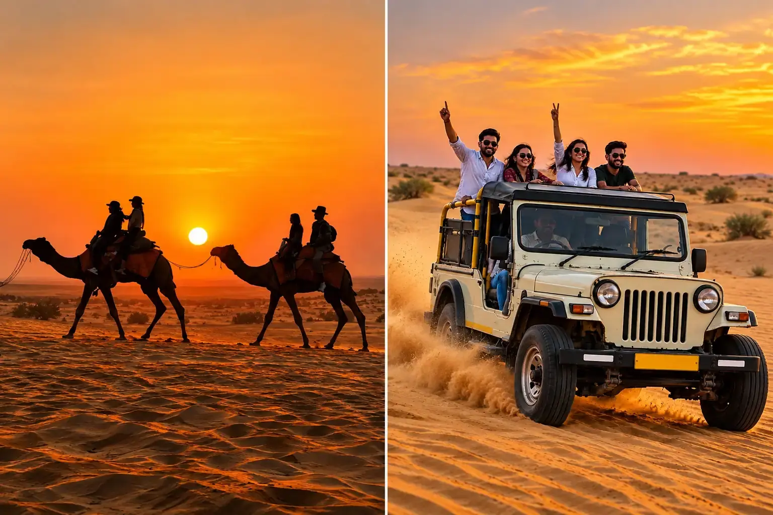 Jaisalmer Desert Adventure Collage