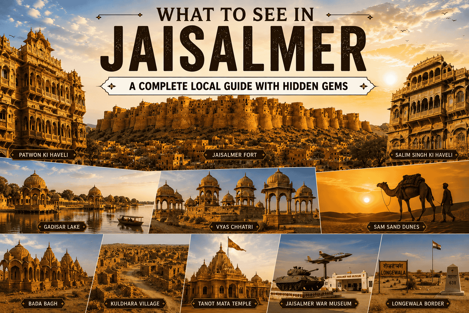 What to See in Jaisalmer — 17 Places